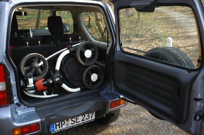 Suzuki Jimny: Kofferraum, trunk