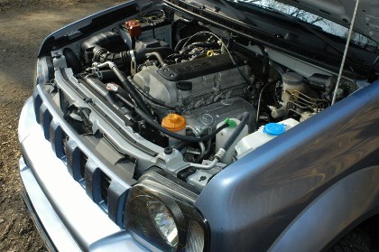 Suzuki Jimny Test: Motor, engine