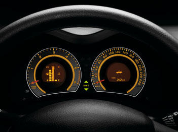 Toyota Auris Instrumente, Cockpit