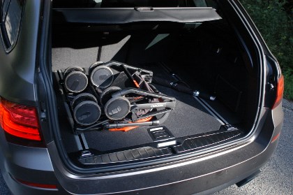 BMW M550d Kombi: Kofferraum, Ladefläche, Laderaum, laden, beladen, trunk, boot
