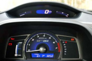 Honda Civic Hybrid: Instrumente, Tacho, Digitaltacho
