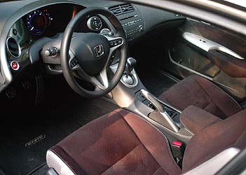 Honda Civic Hybrid IMA Test: Cockpit, Lenkrad