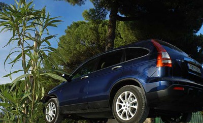 Honda CRV Automatik Test: hinten, Seite