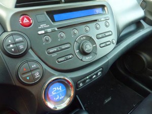 Honda Jazz Hybrid: Innen, Mittelkonsole
