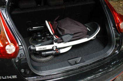 Juke Nismo Testbericht: Kofferraum, trunk, boot