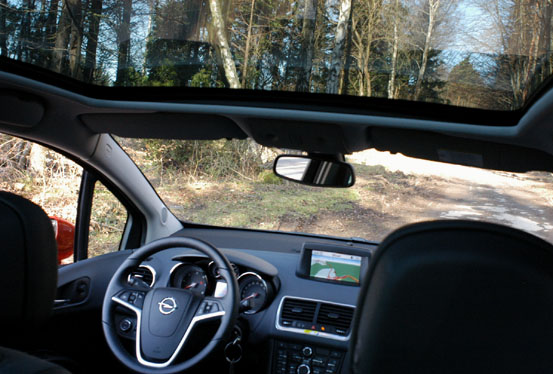 Opel Meriva Diesel Test: Glasdach