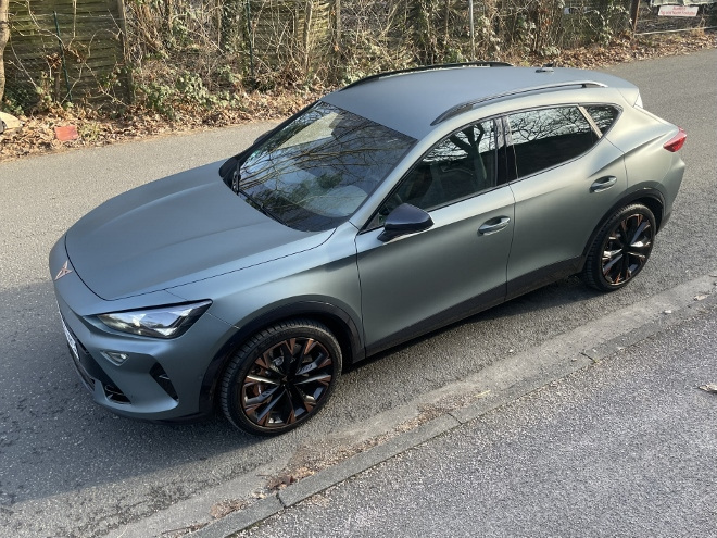 Cupra Formentor VZ Extreme Test: Seitenansicht