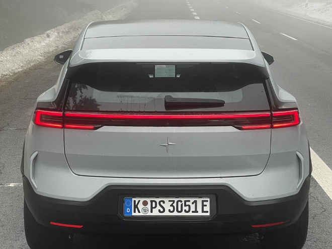 Polestar 3 Long Range Single Motor Test: sehr breites Heck und Heckleuchten