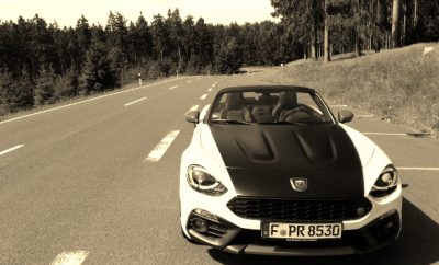 Abarth 124 Spider Rally Tribute Test