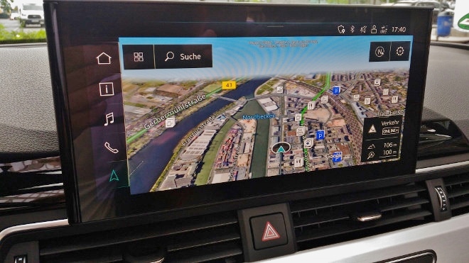 google maps navi im Audi A5 Cabrio 45 TFSI quattro