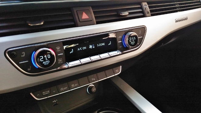 Klimaanlage Bedienung im Audi A5 Cabrio 45 TFSI quattro