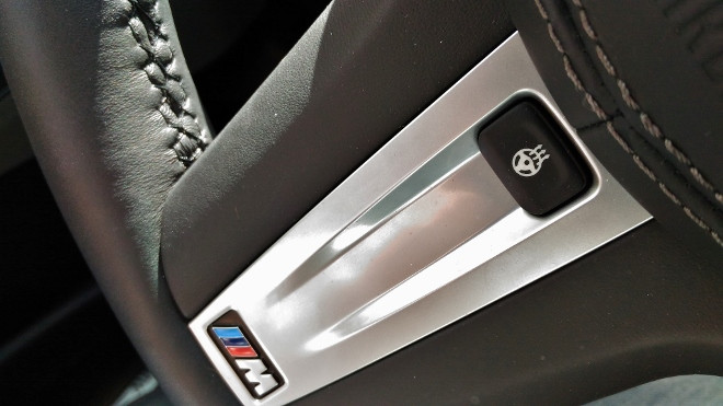BMW X5 xDrive M Lenkrad und Lenkradheizung Schalter