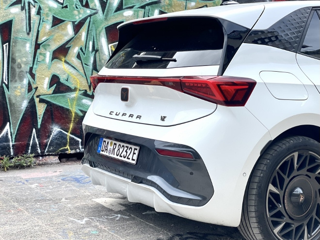Cupra Born VZ Test, Heckdiffusor