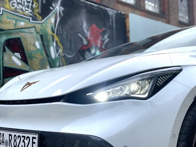 Cupra Born VZ Test, Scheinwerfer