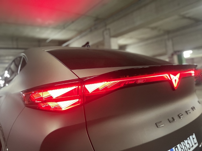 Cupra elektrischer SUV Tavascan VZ: Heck und Heckleuchten