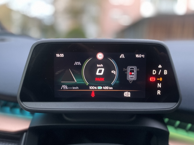 Cupra elektrischer SUV Tavascan VZ: fahrer Display, Cockpit Display