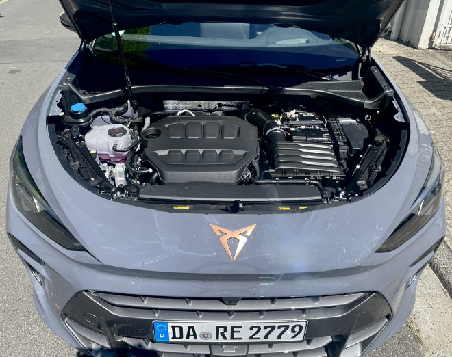 Cupra Terramar VZ 2.0 TSI 4Drive motor, 2 l Vierzylinder, Turbomotor mit 265 PS