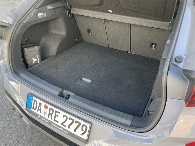 Cupra Terramar VZ 2.0 TSI 4Drive kofferraum, Tiefe, Breite, Höhe, geteilt umklappbare Sitzbank