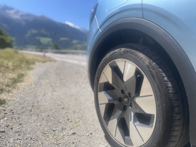 Ford Explorer Extended Range mit Batterie mit 79 kWh Kapazität im Test: Felge. Leichtmetallfelgen