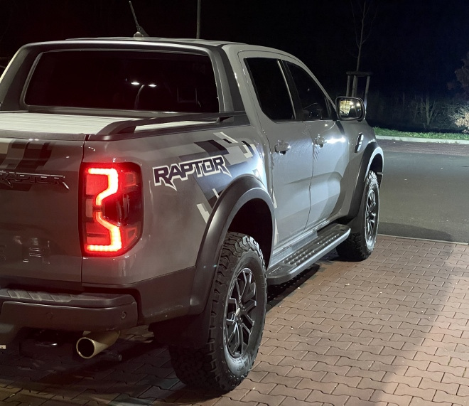 Ford Ranger Raptor Pick-up V6 Heckleuchten und Heckpartie