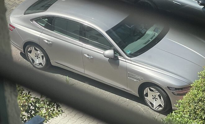 Genesis Electrified G80 Facelift: Seitenansicht