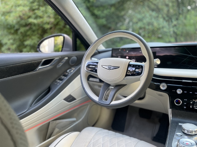 Genesis Electrified G80 Facelift: Lenkrad