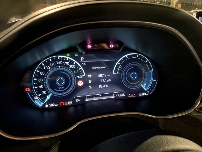 Genesis Electrified G80 instrumente, digitale Instrumente