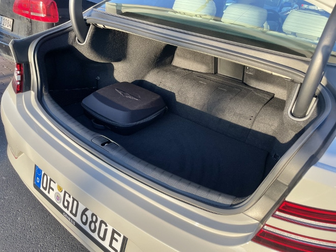 Genesis Electrified G80 kofferraum, Größe, Breite, Höhe, Kofferraumvolumen