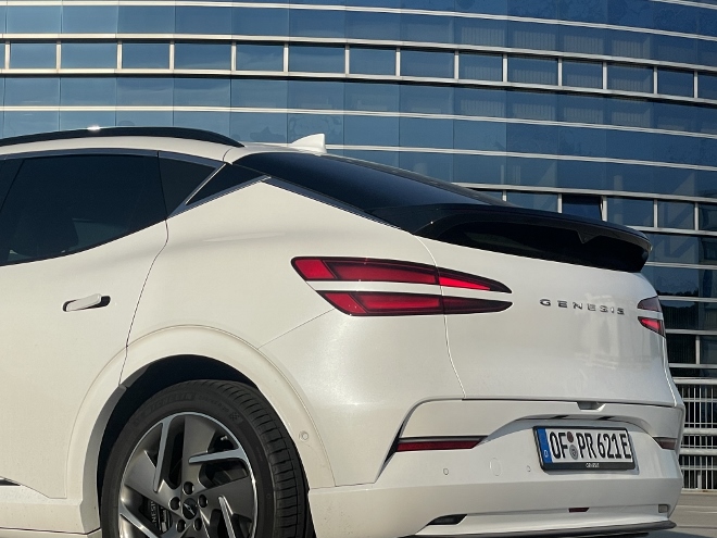 Genesis GV60 Test und Kaufberatung: Heck und Heck leuchten Heck und Heckleuchten