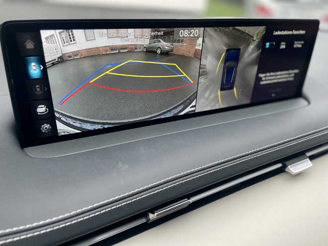 Genesis Electrified GV70 Rückfahrkamera und 360 Grad Kamera