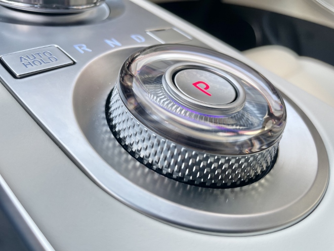 Genesis Electrified GV70 Schalthebel, Drehrad der Automatik