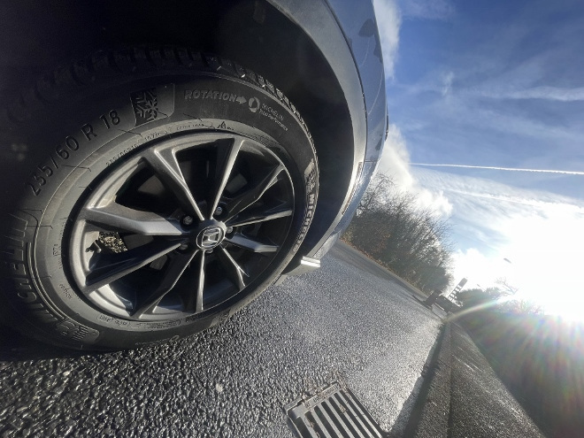 Test Honda CR-V e:HEV Hybrid AWD Test: Felgen mit Winterbereifung