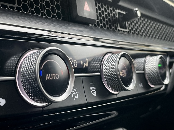 Test Honda CR-V e:HEV Hybrid AWD Test: Hübsche Drehschalter für die Bedienung der Klimaanlage