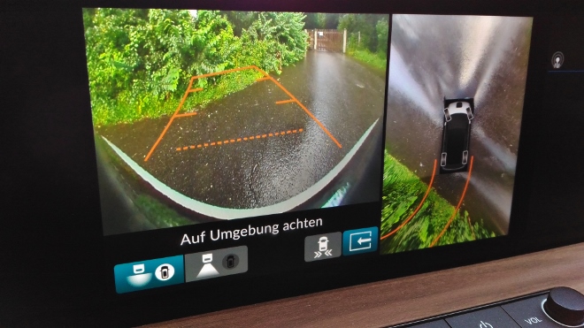 Kamera und 360 Grad Rundumsichtsystem des Honda e im Test