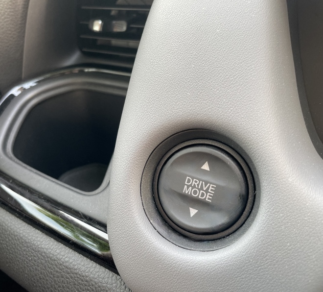 Honda Jazz e:HEV Facelift Test, Drive Mode Schalter