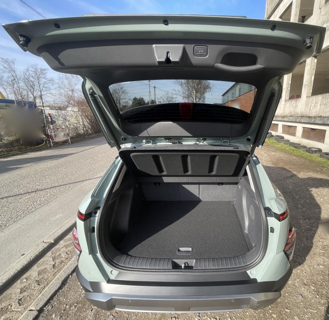 Hyundai Kona Hybrid elektrische Heckklappe und Kofferraum