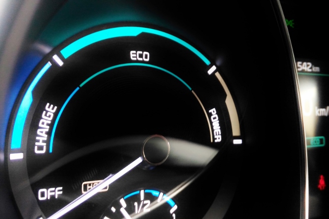 Kia Plug in Hybrid Test, Charge Power Eco
