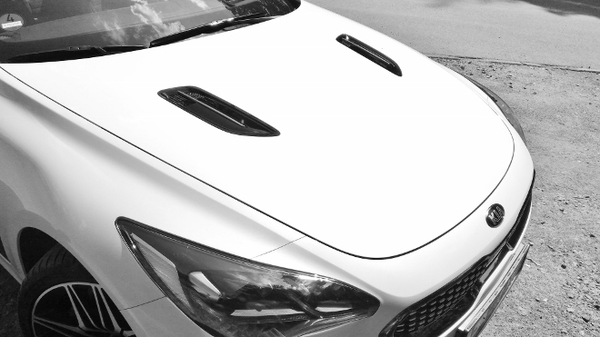Neue Motorhaube im Kia Stinger GT Facelift