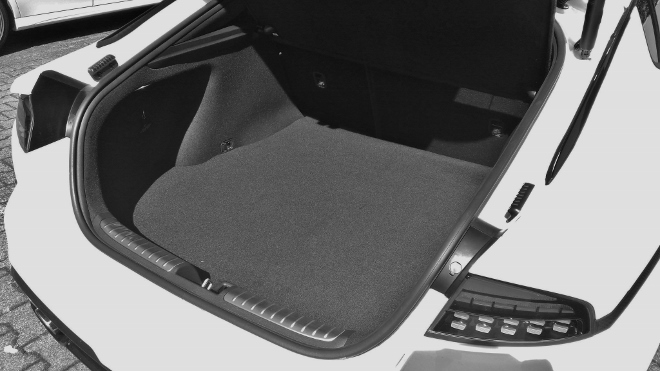 Kofferraum im Kia Stinger GT Facelift