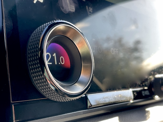 Lexus RX 450h Verstellung der Temperatur