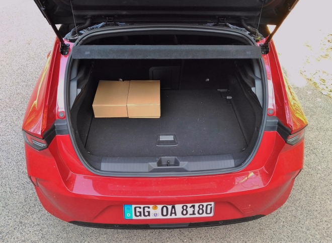 Neuer Opel Astra Kofferraum und Kofferraumvolumen