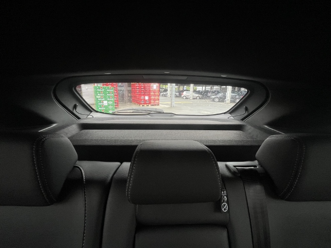 Nissan Qashqai e-Power Hybrid Facelift: schmales Heckfenster, wenig Sicht nach hinten