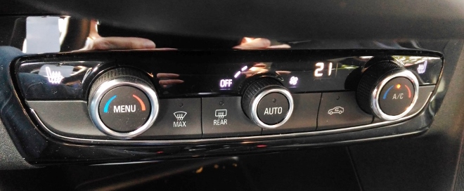 Klimaregler im neuen Opel Corsa 1.2