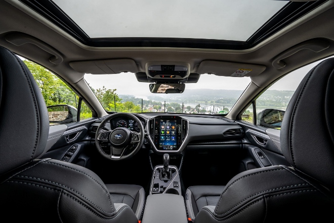 Neuer Subaru Crosstrek Cockpit, Armaturenbrett und Bildschirm