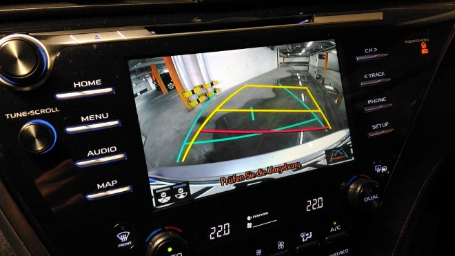 Toyota Camry Hybrid Kamera Bildschirm